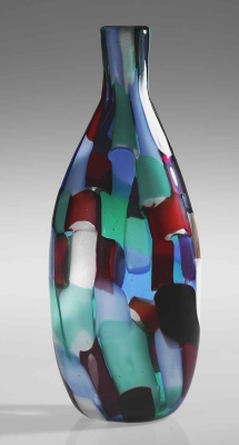 Fulvio Bianconi: Pezzato vase, c. 1950